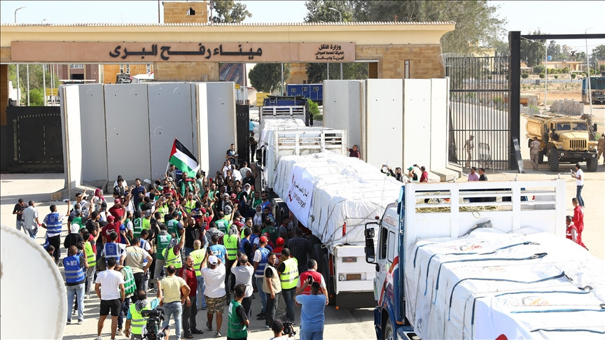 53 aid trucks enter Gaza Saturday, Palestine Red Crescent says - Vimarsana News