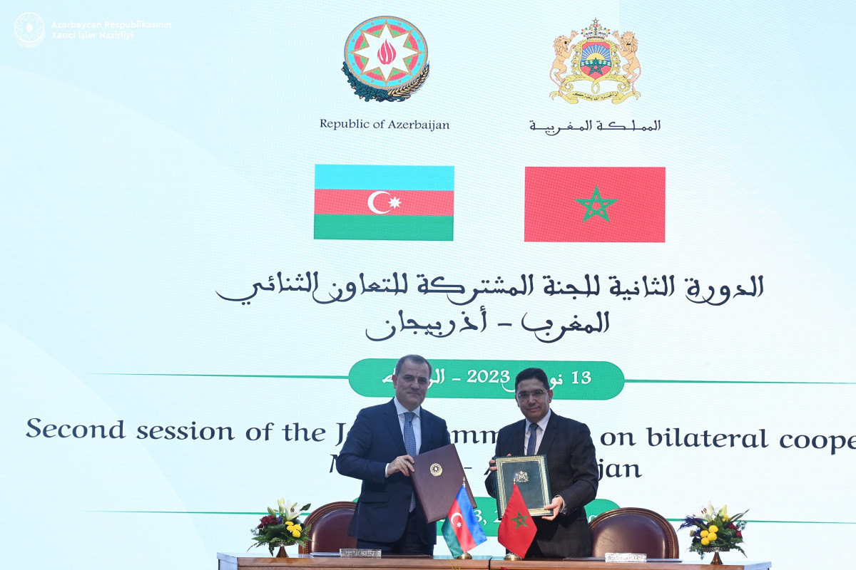 Second Meeting of Inter-governmental Joint Commission between Azerbaijan and Morocco held-PHOTO 