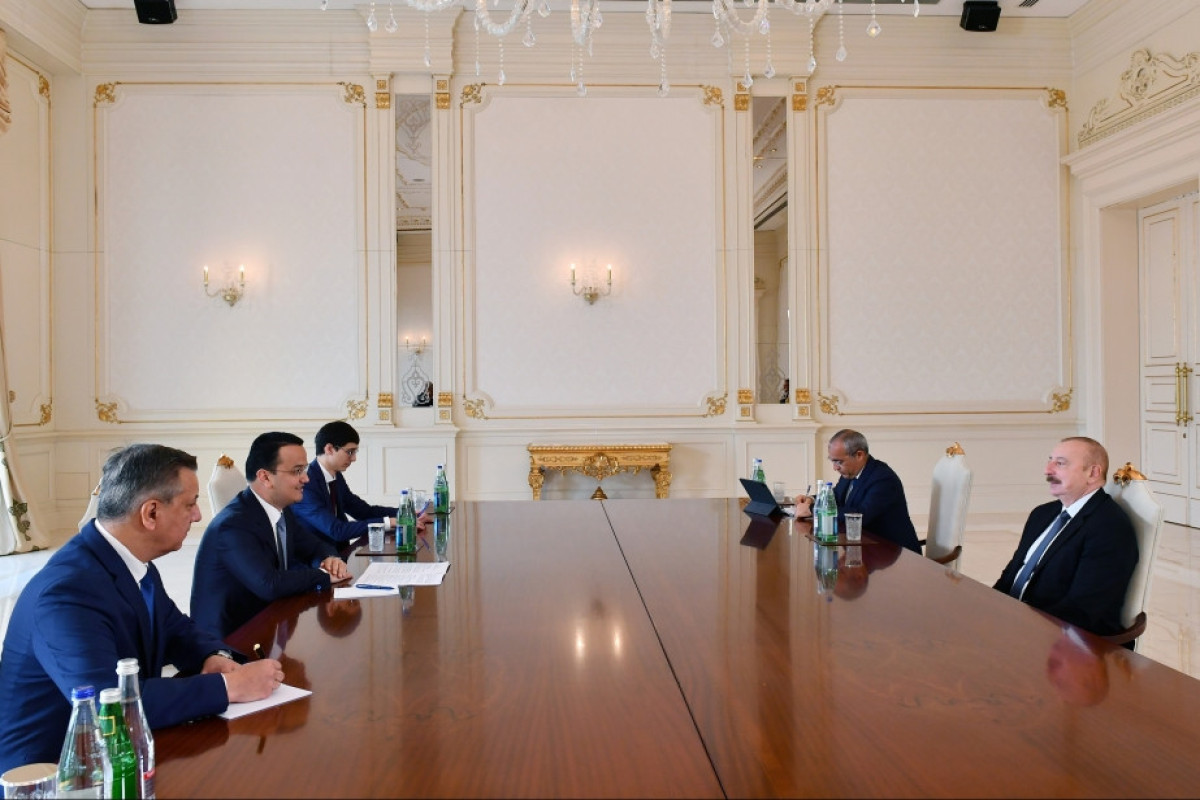 Azerbaijani President receives Minister of Investment, Industry and Trade of Uzbekistan