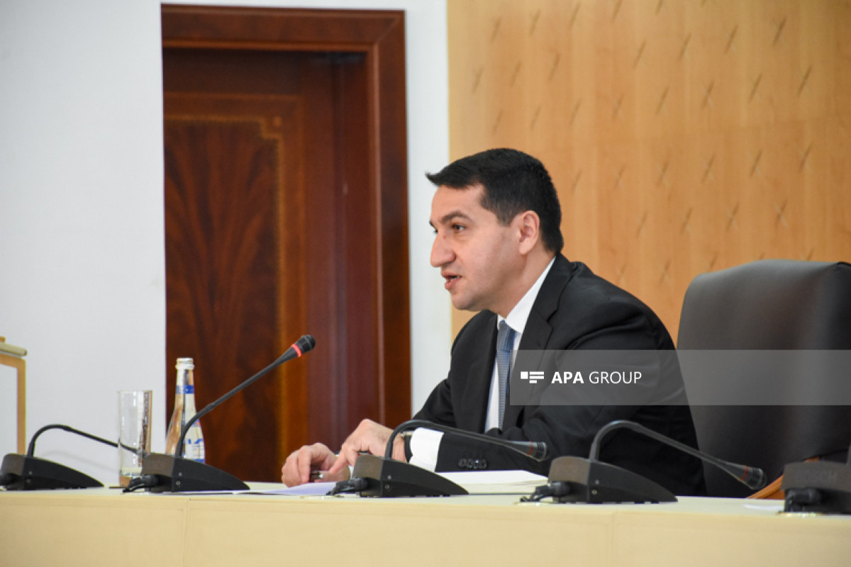 Assistant of the President of the Republic of Azerbaijan, Head of Foreign Policy Affairs Department of the Presidential Administration Hikmet Hajiyev