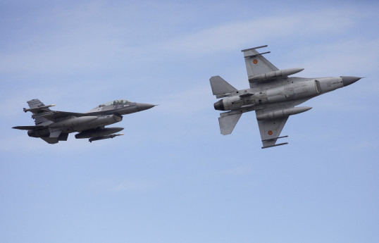 F-16 training center for Ukrainian pilots opens in Romania