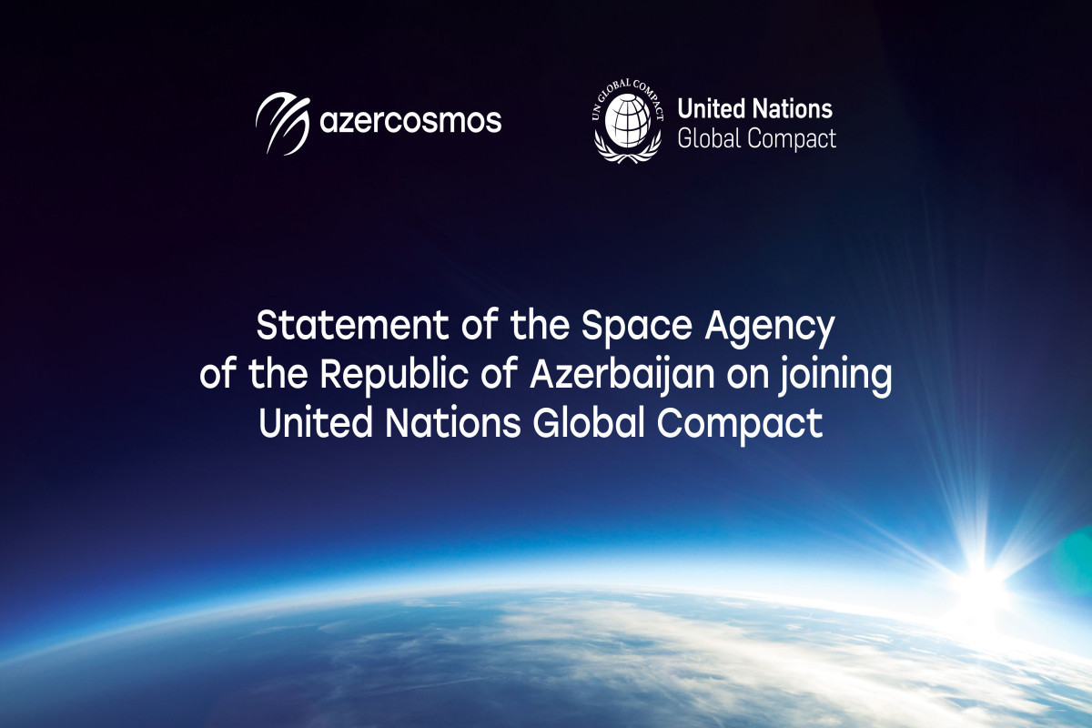 Azerkosmos joins UN Global Compact initiative