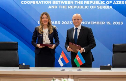 Azerbaijan, Serbia sign cooperation documents in field of natural gas -UPDATED 