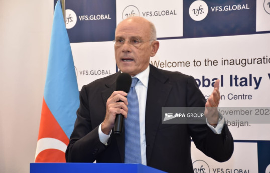 Claudio Taffuri, the ambassador of Italy to Azerbaijan