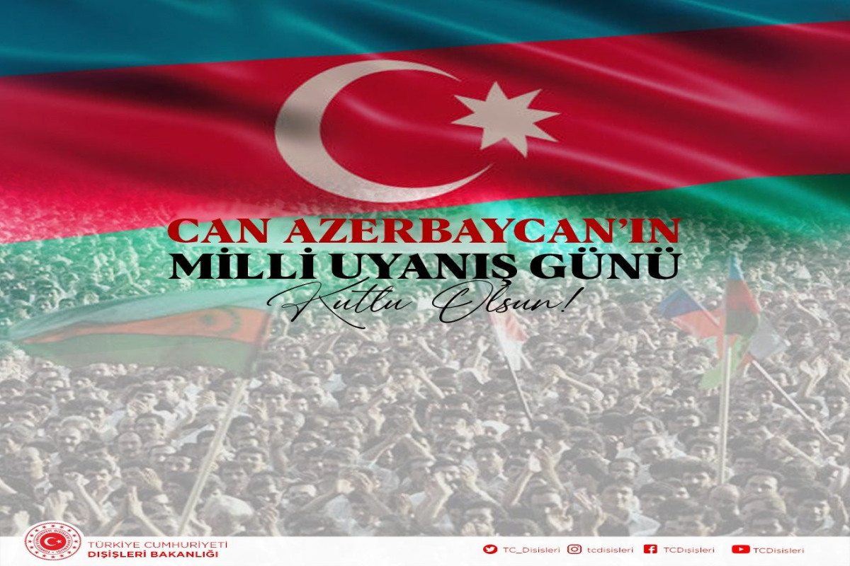 Turkish MFA congratulates Azerbaijan on National Revival Day