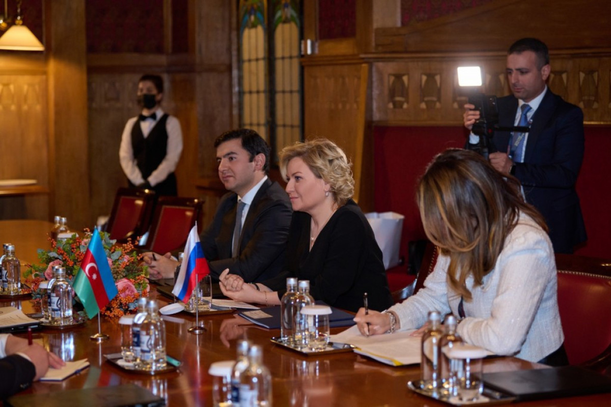 Azerbaijan's Minister of Culture meets with Russian counterpart