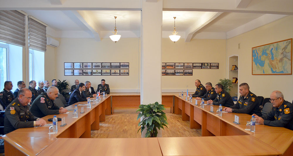 National Defense University holds meeting with Georgian delegation-PHOTO - Vimarsana News