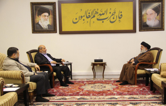 Secretary-General of Hezbollah meets delegation from Hamas, discusses current situation on fronts