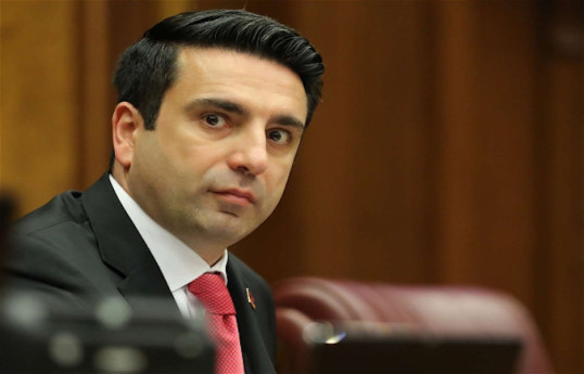 Alen Simonyan, the Chairman of the Parliament of Armenia