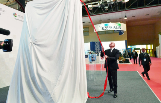 President Ilham Aliyev attended inauguration of exhibition of SPECA countries-UPDATED 