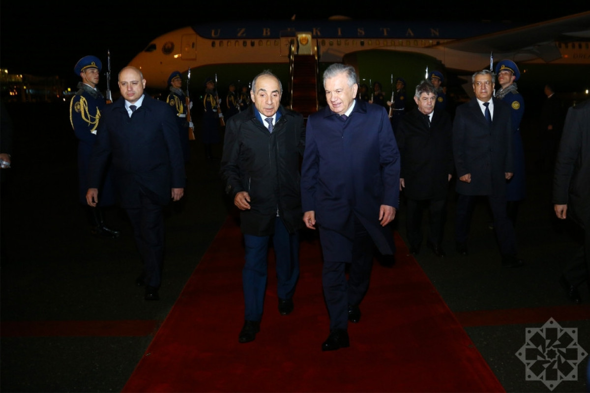President of Uzbekistan arrives in Azerbaijan on a working visit