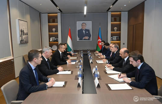 Azerbaijani, Hungarian top diplomats mull regional issues