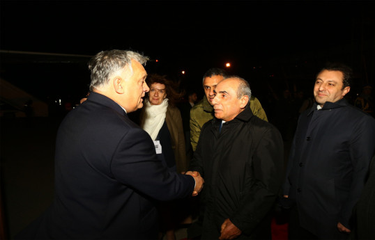 Prime Minister of Hungary Viktor Orban arrives in Azerbaijan for working visit-UPDATED 