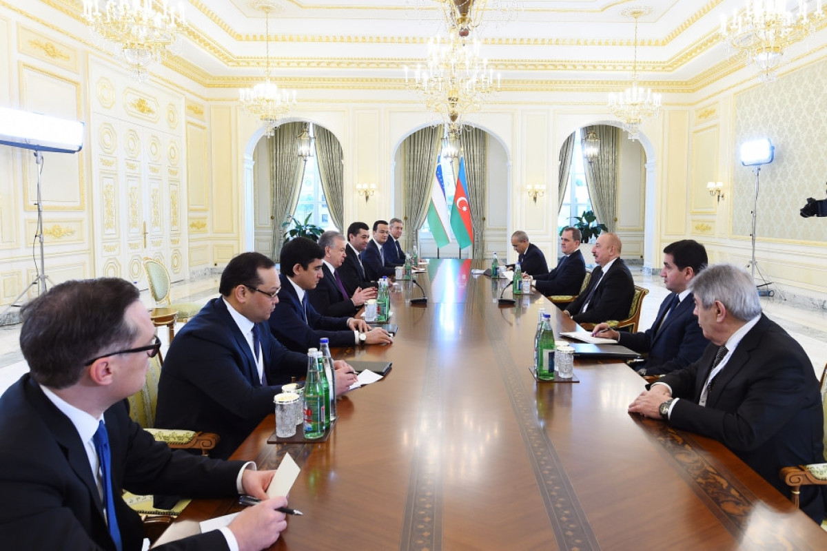 Azerbaijani President met with President of Uzbekistan -UPDATED 