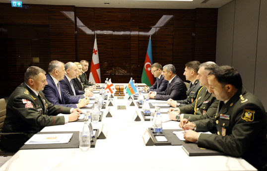 Defense Minister of Azerbaijan discussed increasing the intensity of joint exercises with his Georgian counterpart
