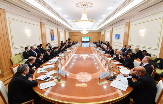 Azerbaijan, Turkmenistan ink protocol on 7th session of Joint Intergov'l Commission