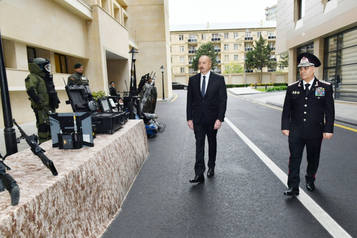 President Ilham Aliyev attended opening of new administrative buildings of State Security Service