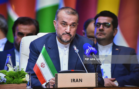 Iranian Minister of Foreign Affairs Hossein Amir Abdullahian