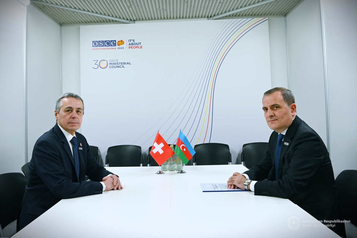 Azerbaijani FM met with his Swiss counterpart