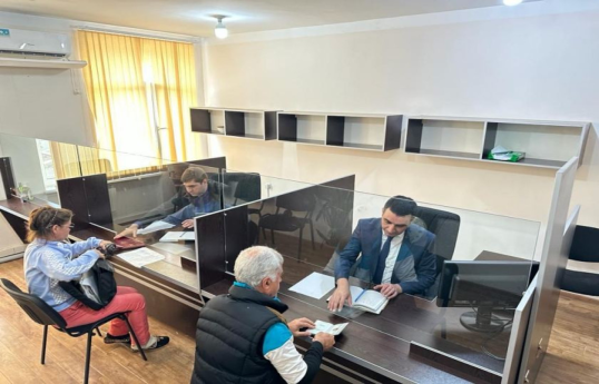 State Migration Service and Ministry of Labour and Social Protection of Population employees start activities in the Garabagh economic region-PHOTO 