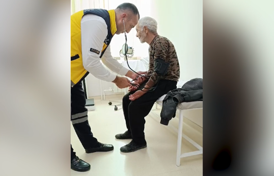 First Armenian resident provided with medical care at Khankandi polyclinic