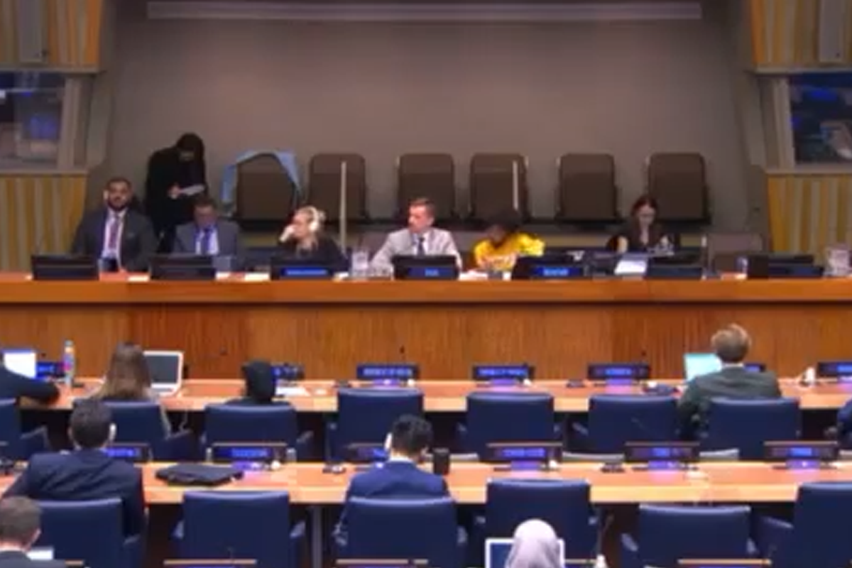 Member of Baku Initiative Group strongly condemns France at UN committee meeting -VIDEO 