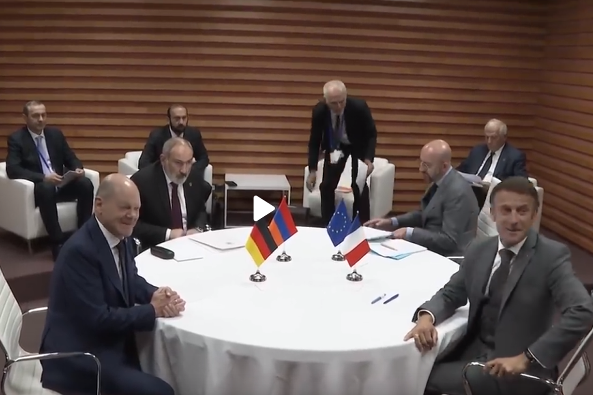 Pashinyan meets with leaders of EU, France and Germany in Granada
