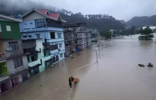 Fourteen dead, 102 missing after Indian glacial lake bursts bank in heavy rain