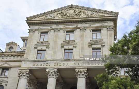 Azerbaijani MFA: France trying to apply its neo-colonialist experience in the South Caucasus unacceptable