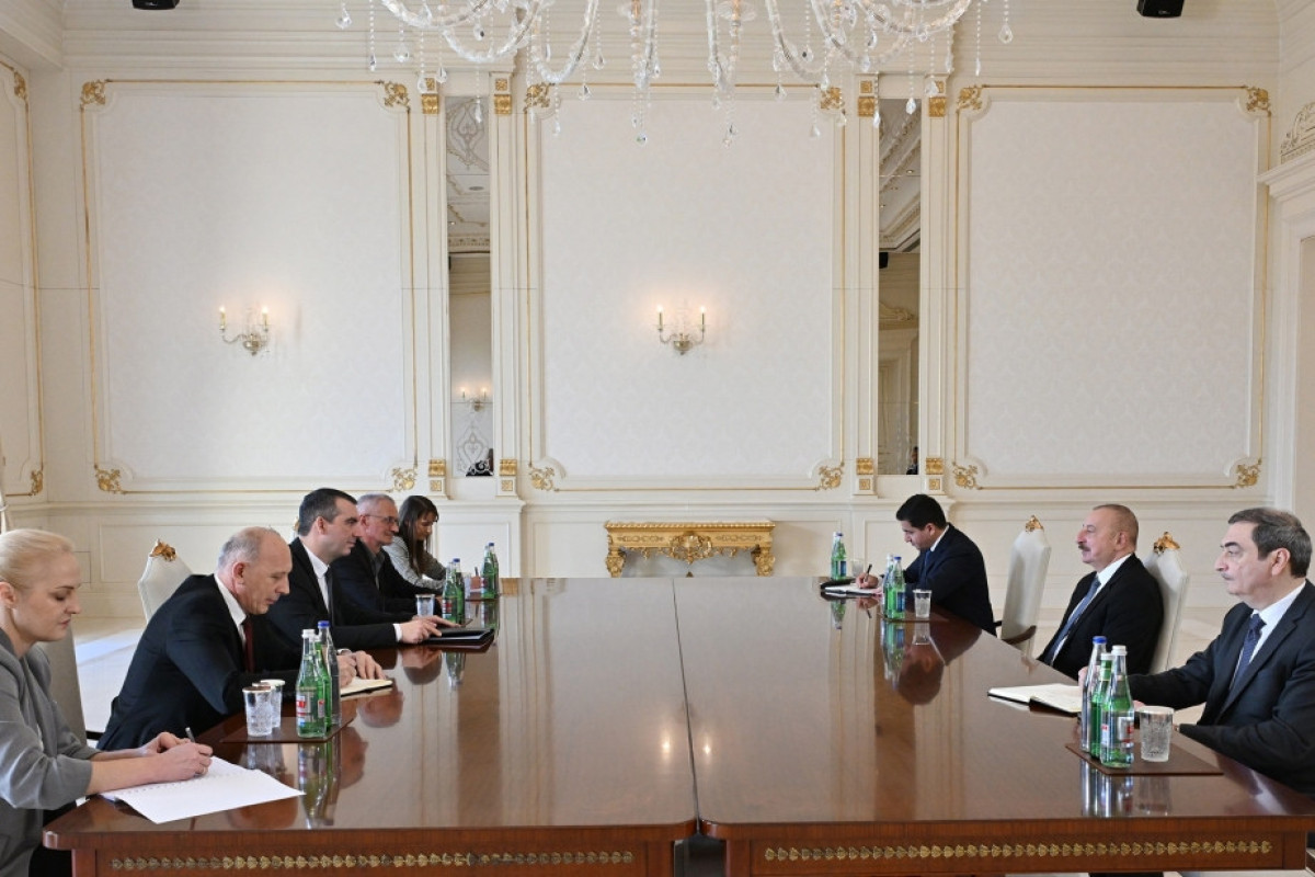 President of Azerbaijan Ilham Aliyev received Speaker of National Assembly of Serbia