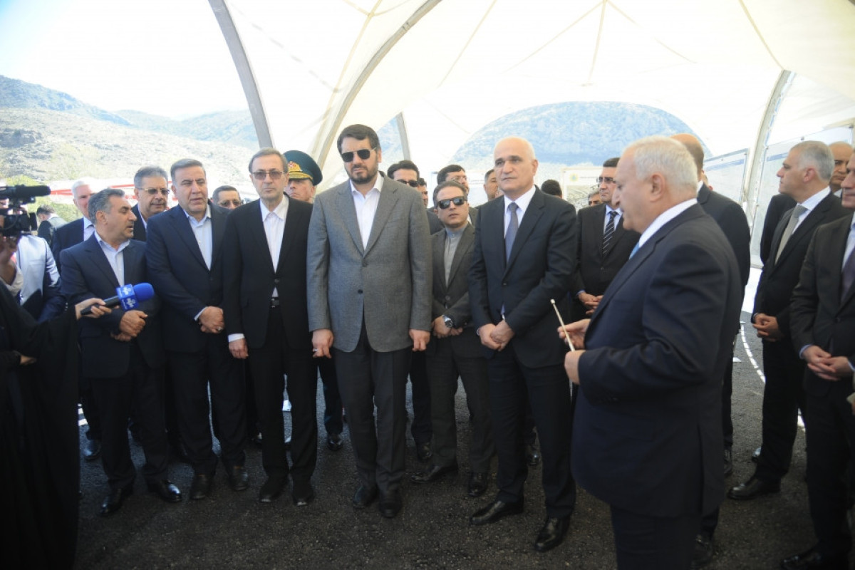 Groundbreaking ceremony of road bridge between Azerbaijan and Iran held in Zangilan