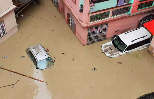 Icy floodwaters kill at least 31 in India’s Himalayan northeast after lake bursts through major dam