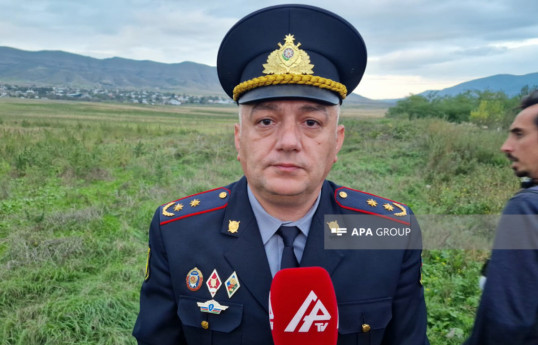 Elshad Hajiyev, the head of the press service of the Ministry of Internal Affairs