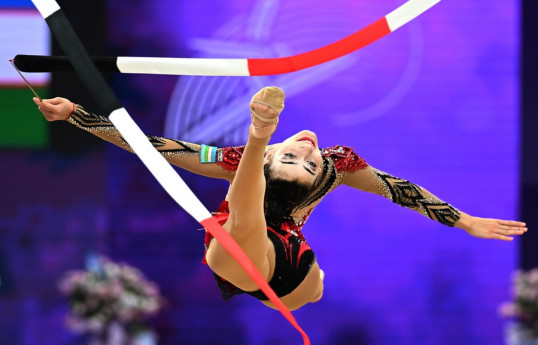 Uzbekistan wins team gold in Asiad rhythmic gymnastics