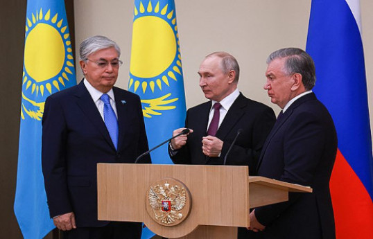 Putin, Mirziyoyev, Tokayev launch supplies of Russian gas to Uzbekistan through Kazakhstan