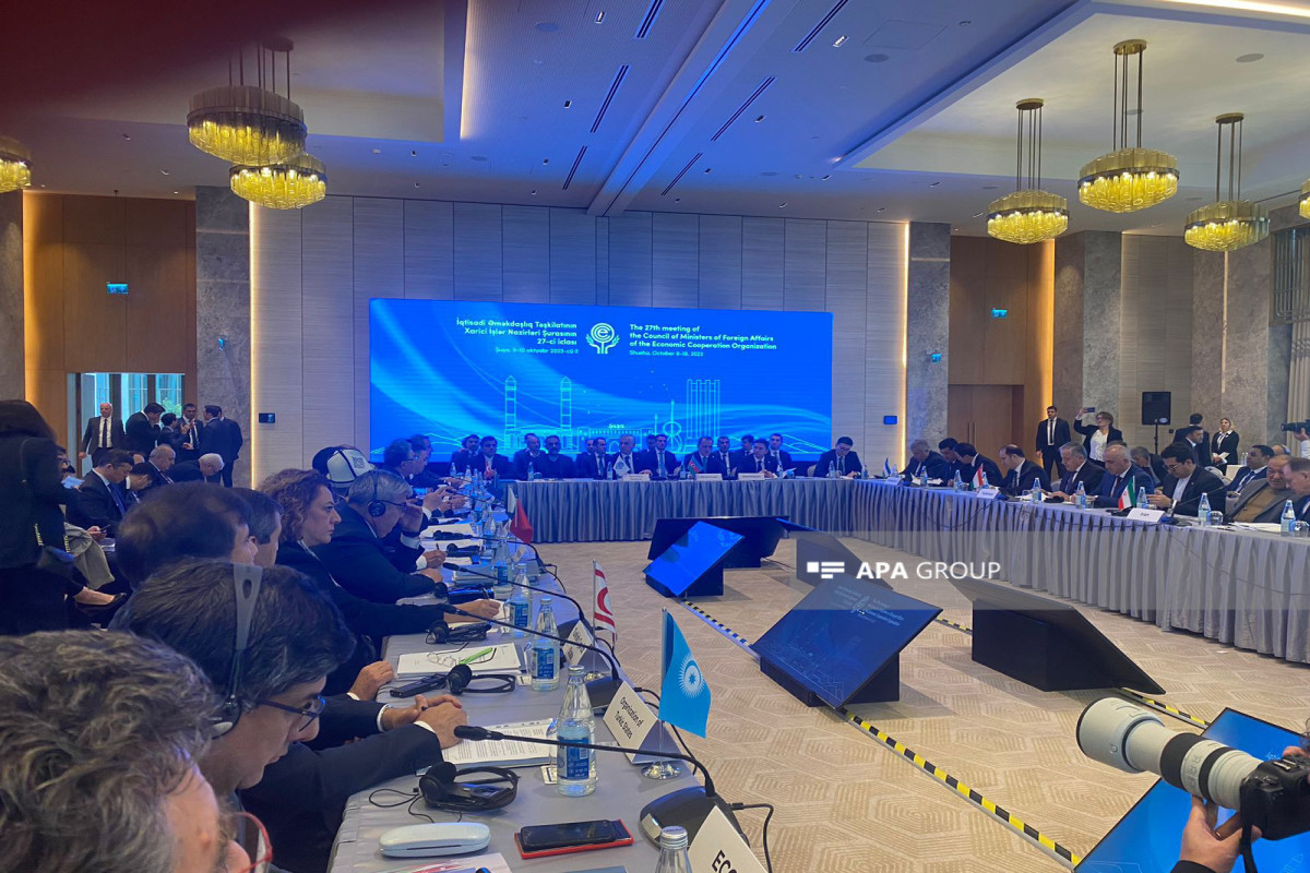 Shusha hosts 27th Meeting of ECO Council of Ministers-PHOTO 