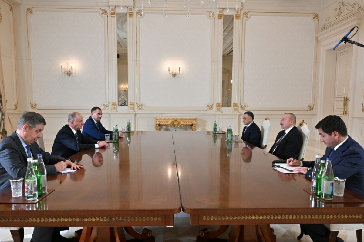 President of Azerbaijan Ilham Aliyev received Secretary of Russian Federation Security Council-UPDATED 