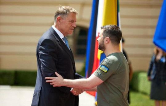 Ukrainian President visits Romania