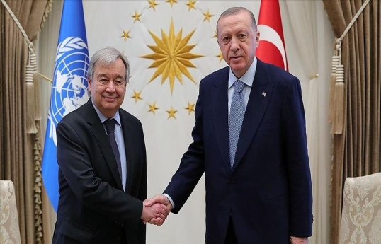 Turkish President and  UN Secretary General mull Israeli-Palestinian conflict