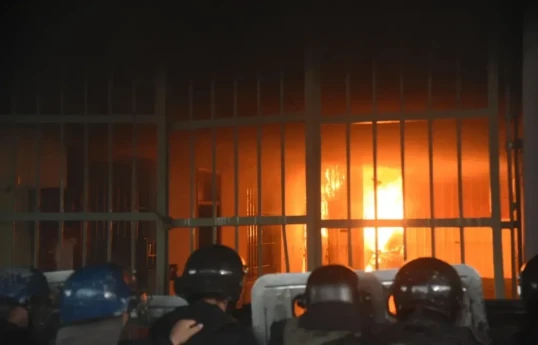 Paraguay's biggest prison set ablaze, rioting inmates take guards hostage
