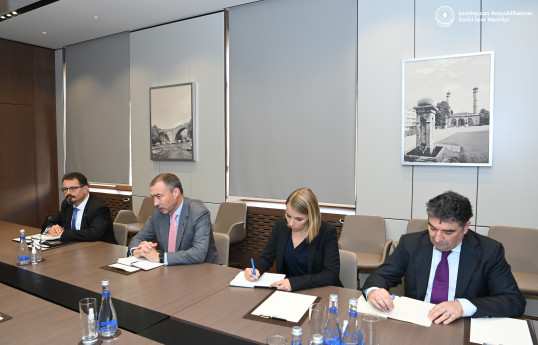 Azerbaijani FM discusses prospect of draft peace agreement with EU Special Representative -PHOTO 