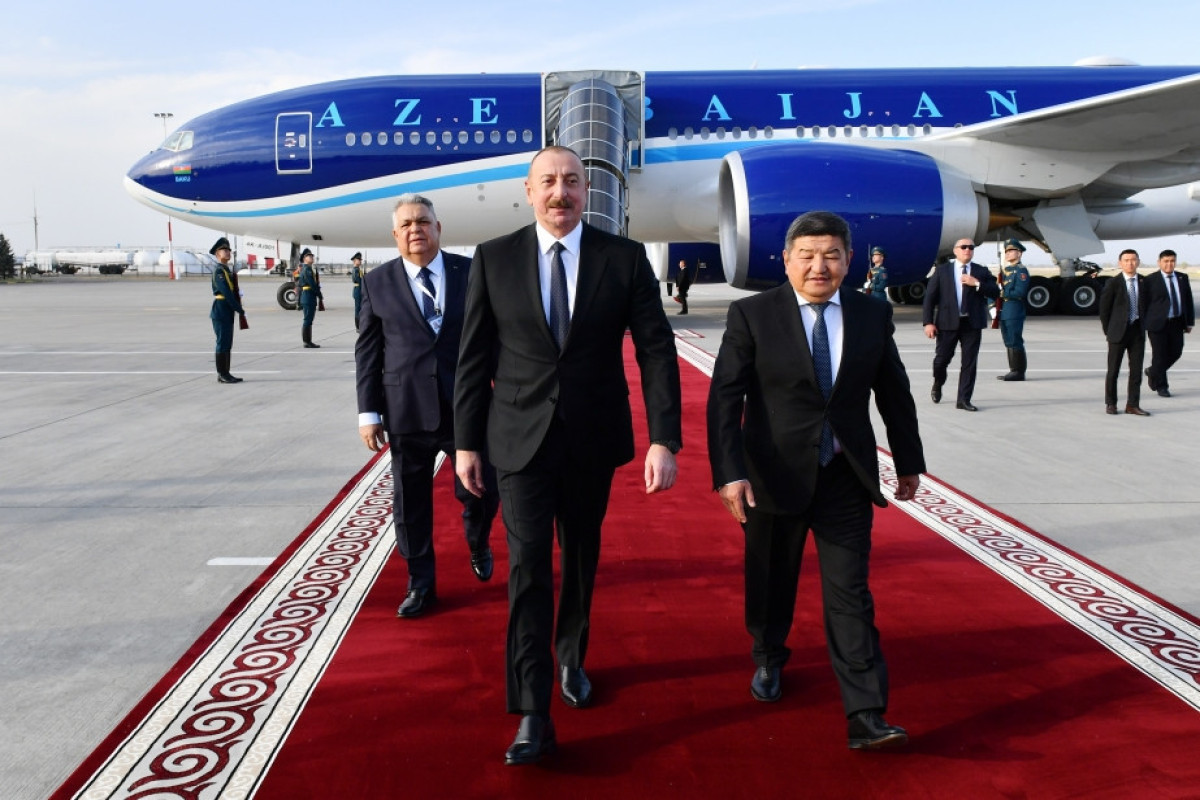 President Ilham Aliyev paid visit to Kyrgyzstan