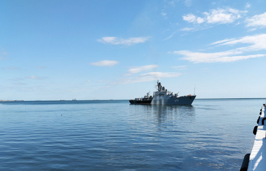 Warships of Russia’s Caspian Flotilla left Baku port
