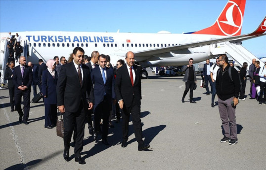Ersin Tatar, the president of the Turkish Republic of Northern Cyprus (TRNC)