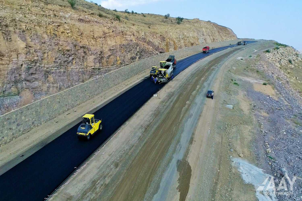 Construction of Shukurbayli-Jabrayil-Hadrut highway being concluded in Azerbaijan-PHOTO -VIDEO 