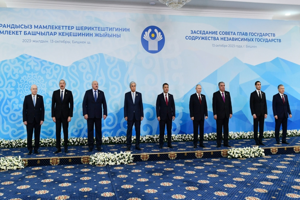 Official reception organized in honor of CIS heads of state in Bishkek
