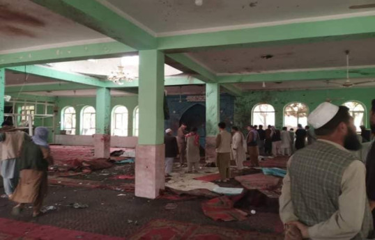 Casualties feared in blast at mosque in Afghanistan