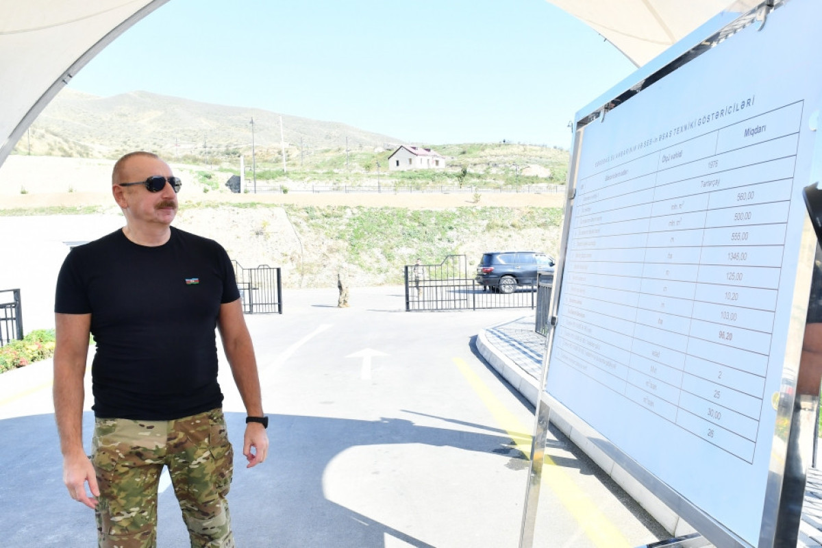 Sugovushan reservoir was put into commission after repair and renovation in Tartar district-UPDATED 