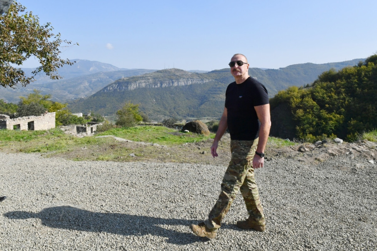 President Ilham Aliyev visited Karkijahan settlement of Khankendi city