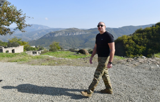 President Ilham Aliyev visited Karkijahan settlement of Khankendi city